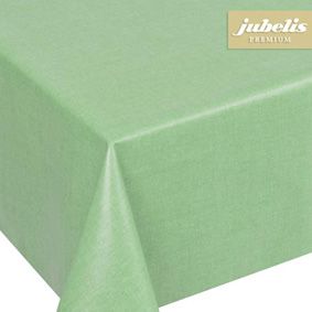 Mantel de algodón lavable en verde